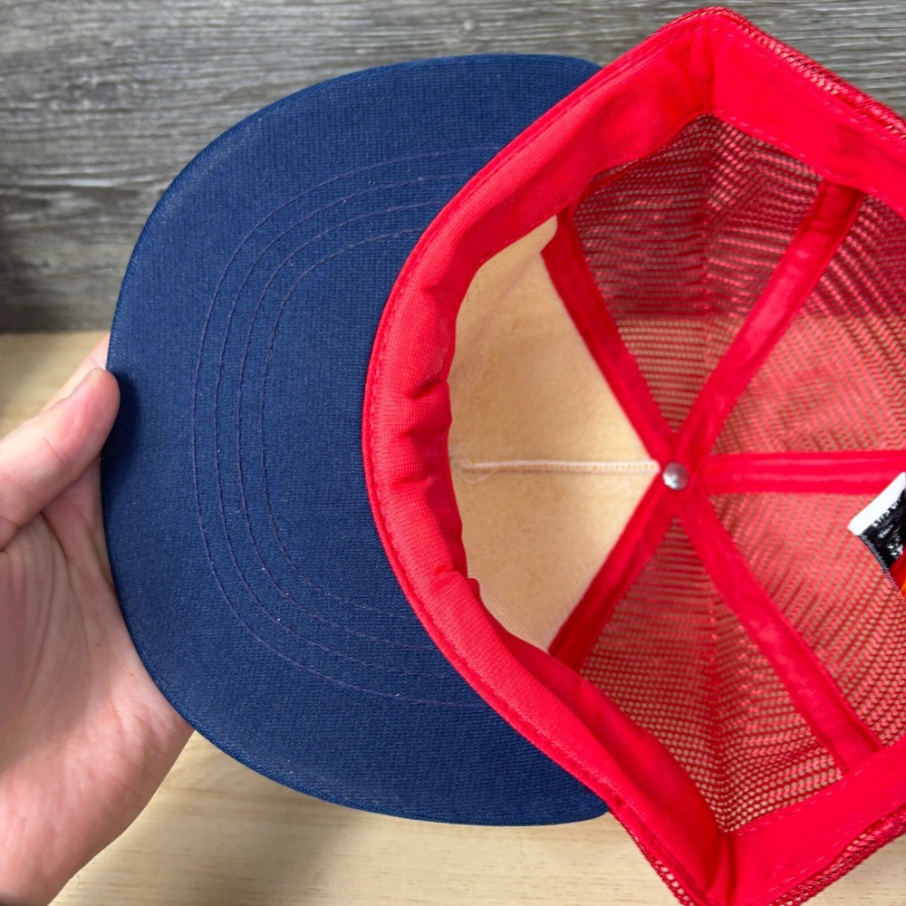 Vintage Minnesota Twins Hat Cap Snapback Red 25 Years USA Made 80s - Picture 7 of 11